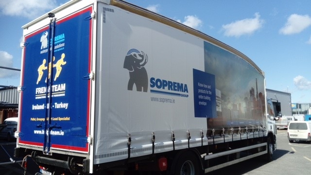 Soprema Curtainsider just Fitted in Co.Kildare.